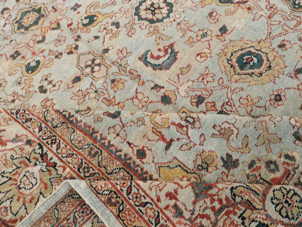 Antique Persian Sultanabad Carpet, No.16404 - Staging