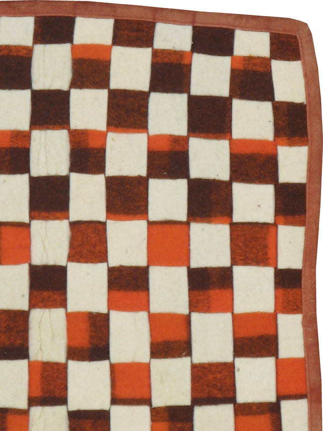 Vintage Turkish Felt Rug, No.16407 - Staging