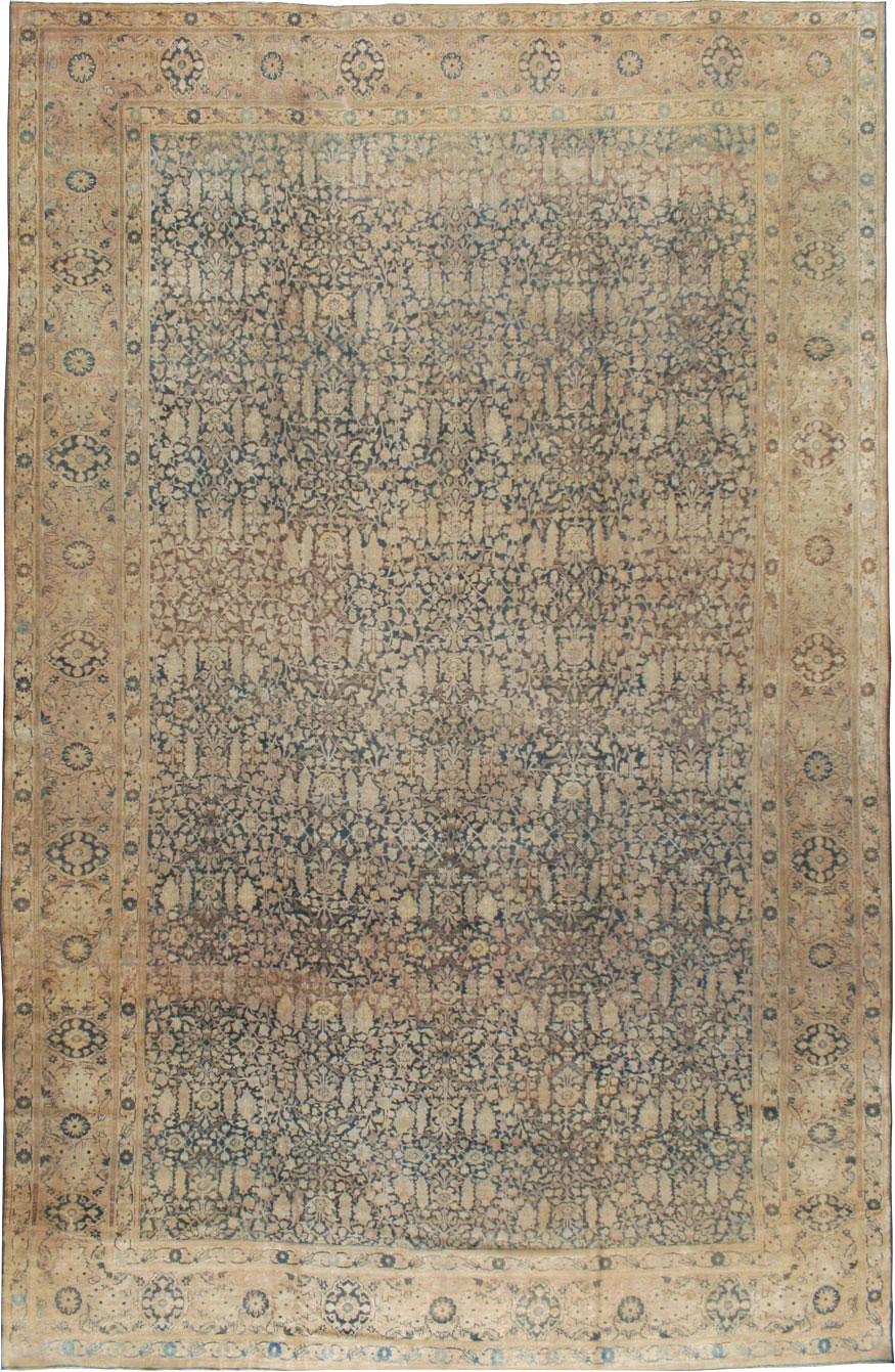Antique Persian Tabriz Carpet, No.16410 - Staging