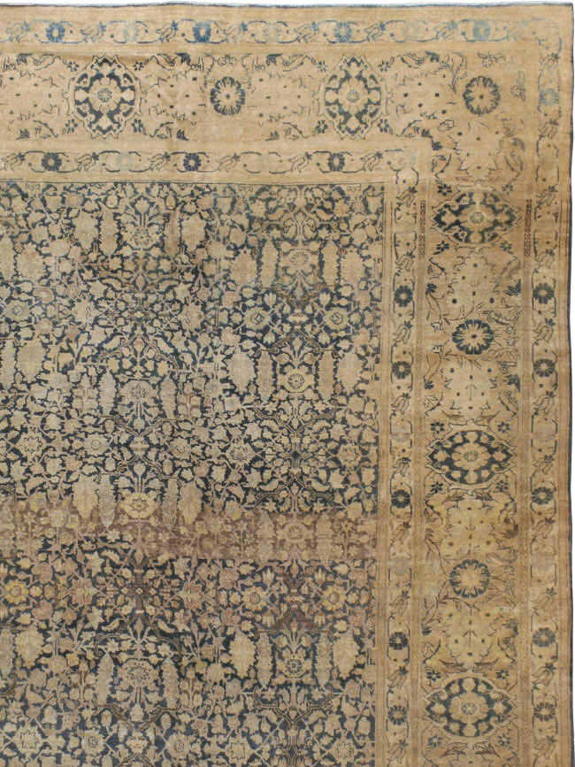 Antique Persian Tabriz Carpet, No.16410 - Staging