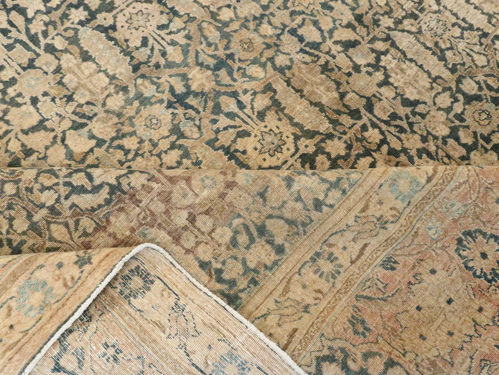 Antique Persian Tabriz Carpet, No.16410 - Staging