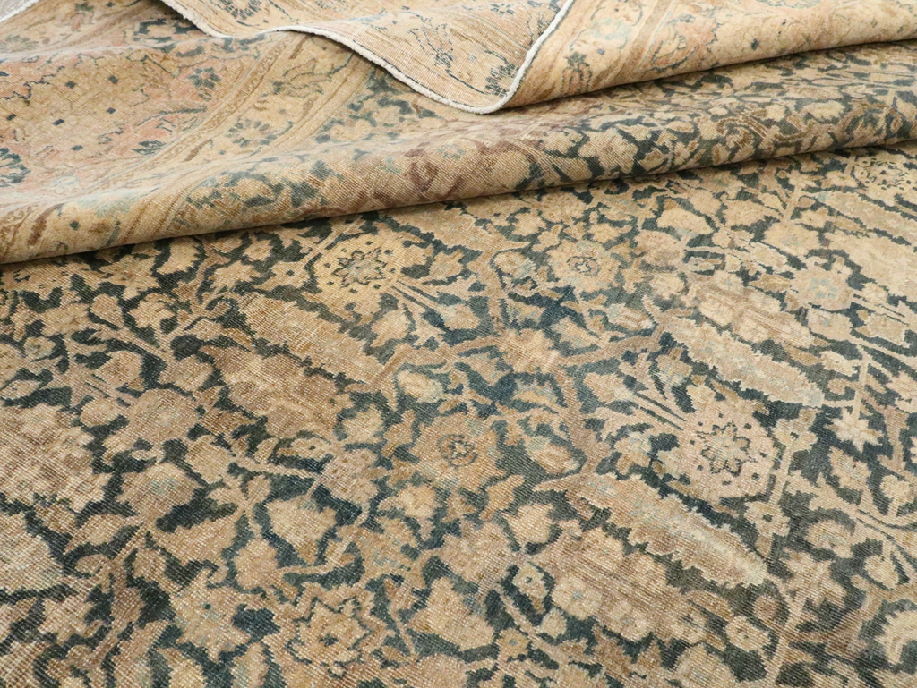 Antique Persian Tabriz Carpet, No.16410 - Staging