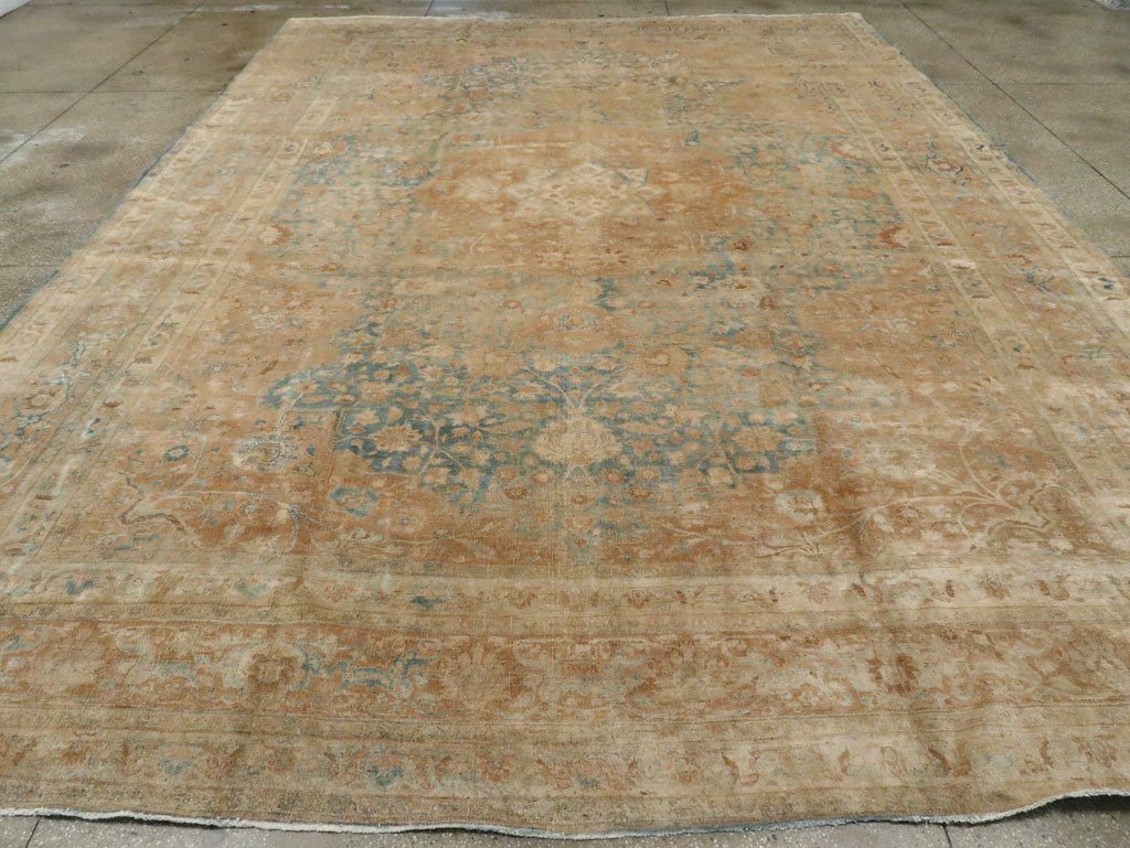 Antique Persian Tabriz Carpet, No.16411 - Staging