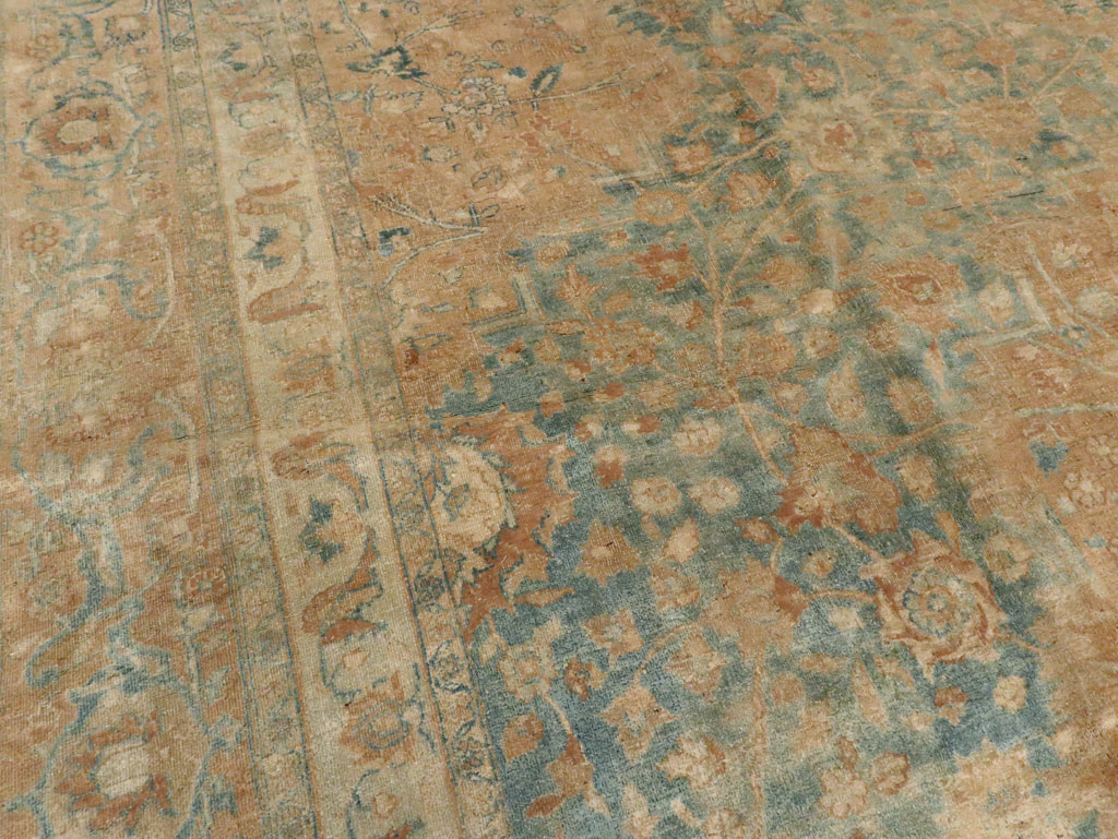 Antique Persian Tabriz Carpet, No.16411 - Staging