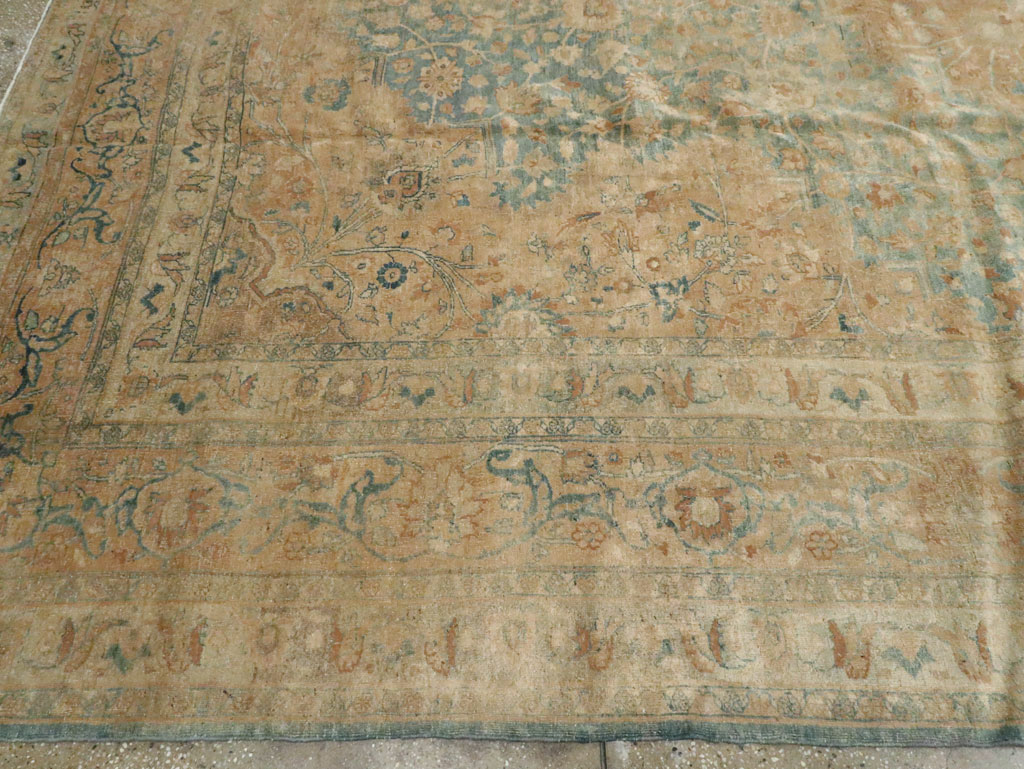 Antique Persian Tabriz Carpet, No.16411 - Staging
