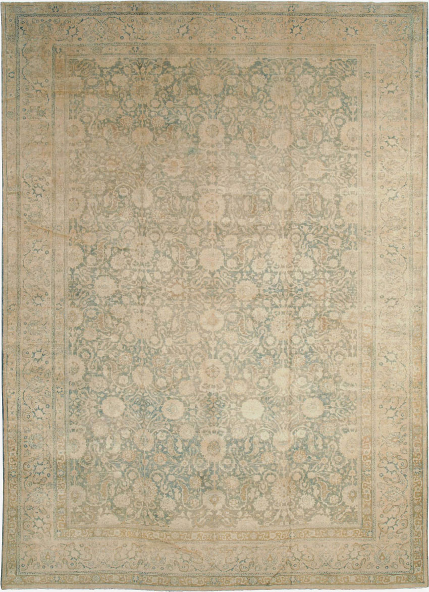 Antique Persian Tabriz Carpet, No.16413 - Staging