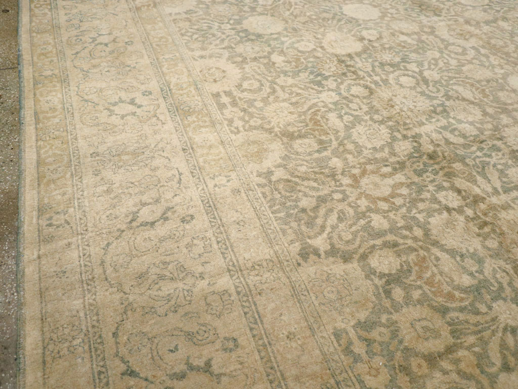 Antique Persian Tabriz Carpet, No.16413 - Staging
