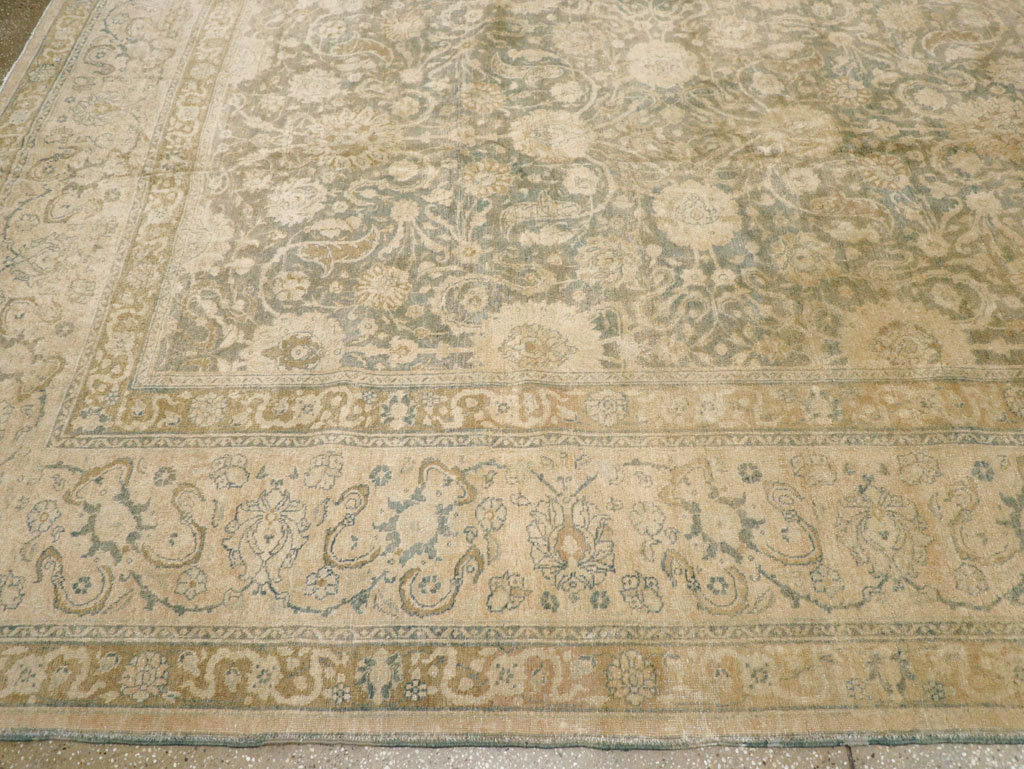 Antique Persian Tabriz Carpet, No.16413 - Staging