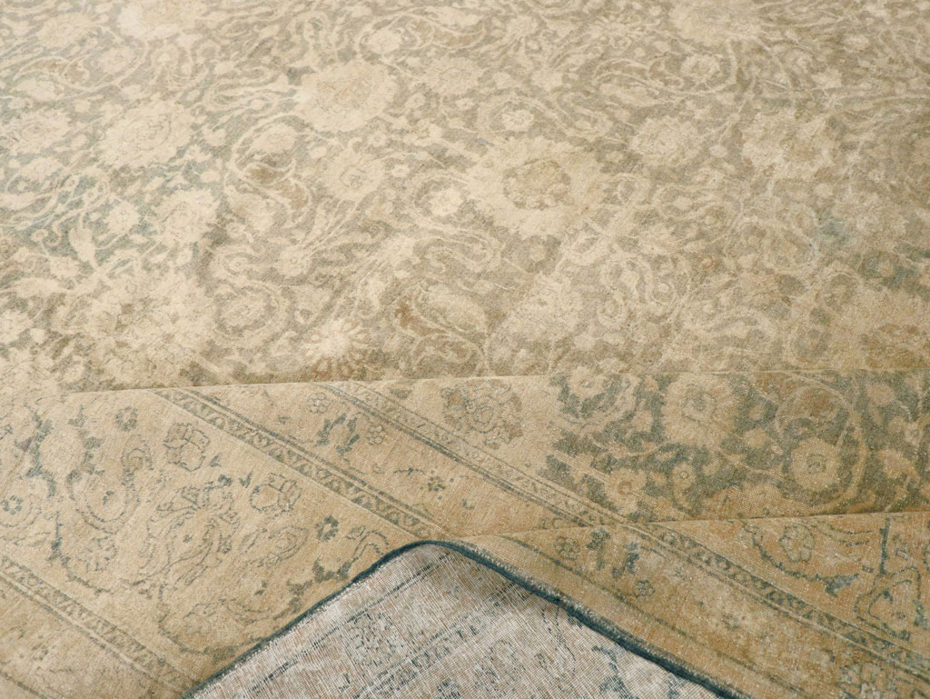 Antique Persian Tabriz Carpet, No.16413 - Staging