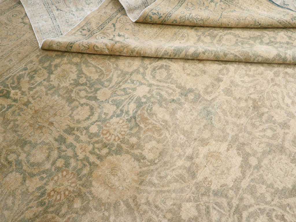 Antique Persian Tabriz Carpet, No.16413 - Staging