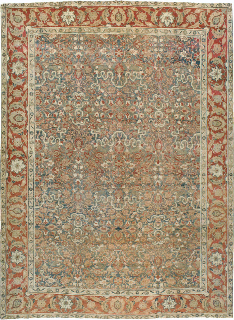 Antique Persian Tabriz Carpet, No.16421 - Staging