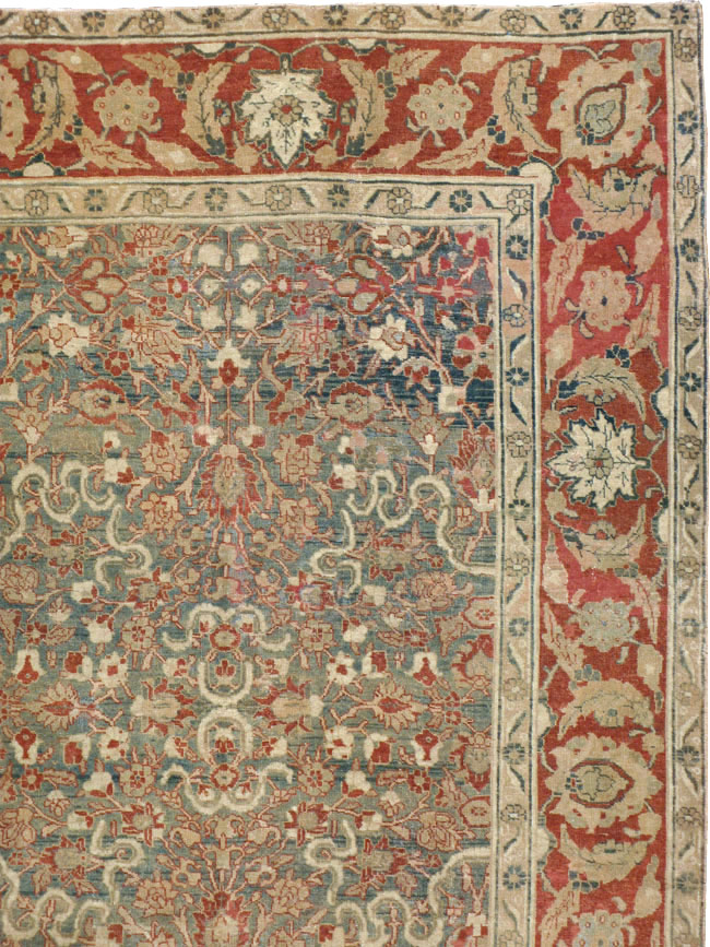 Antique Persian Tabriz Carpet, No.16421 - Staging