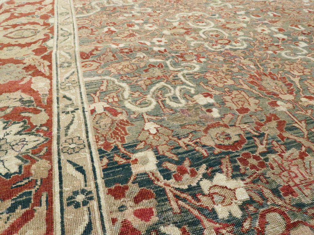 Antique Persian Tabriz Carpet, No.16421 - Staging