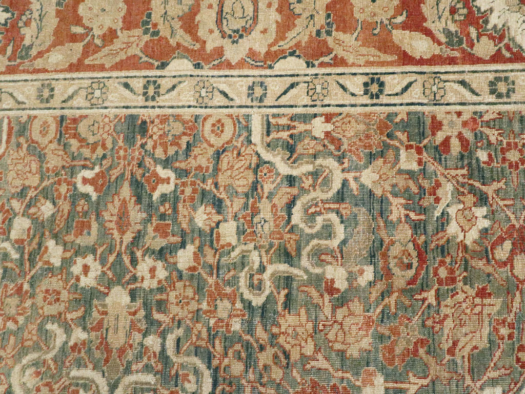 Antique Persian Tabriz Carpet, No.16421 - Staging