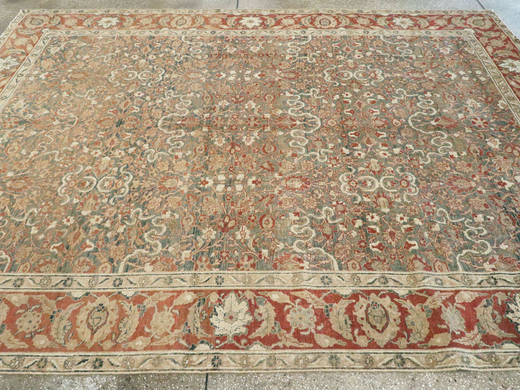 Antique Persian Tabriz Carpet, No.16421 - Staging