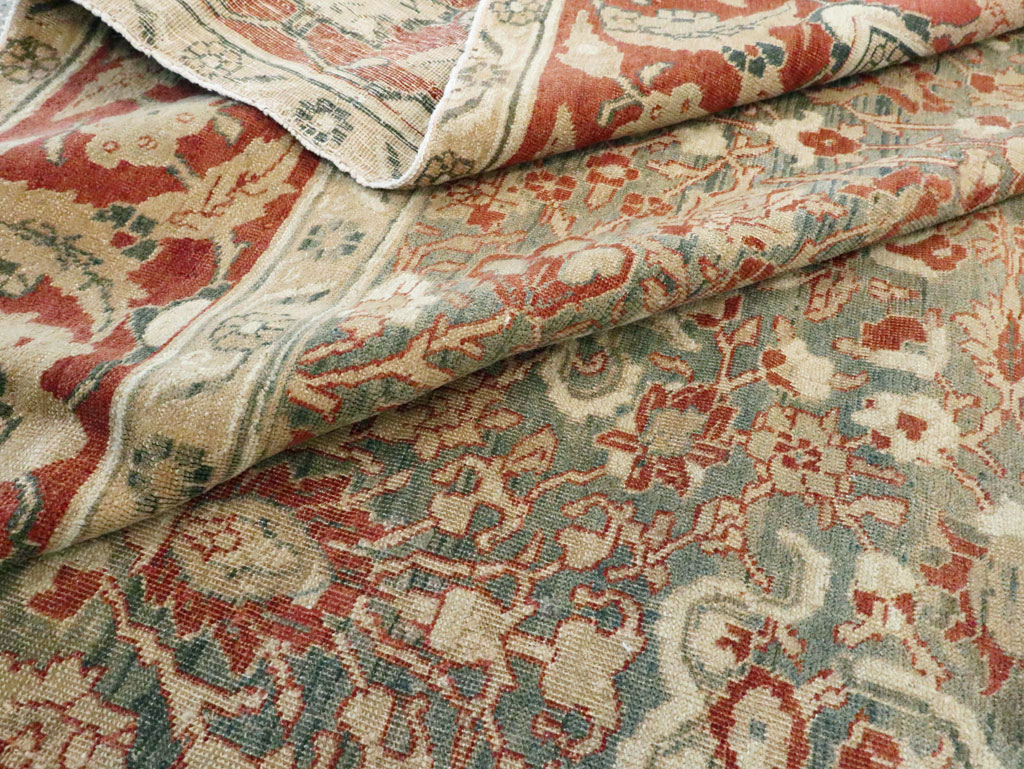 Antique Persian Tabriz Carpet, No.16421 - Staging