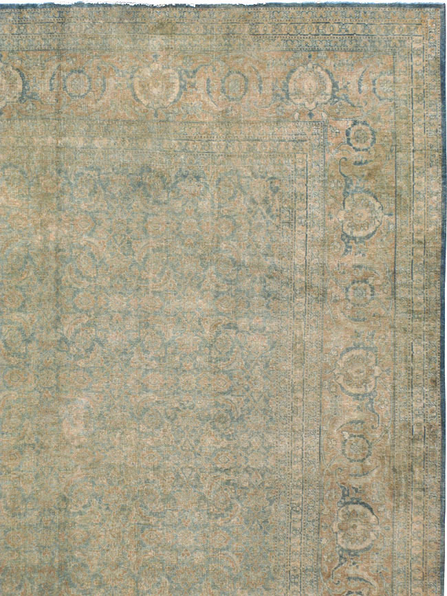 Antique Persian Tabriz Carpet, No.16429 - Staging