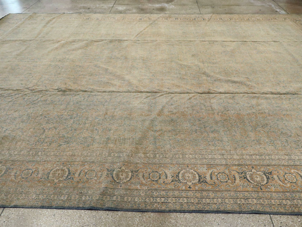 Antique Persian Tabriz Carpet, No.16429 - Staging