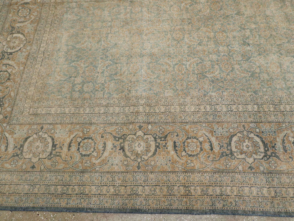 Antique Persian Tabriz Carpet, No.16429 - Staging