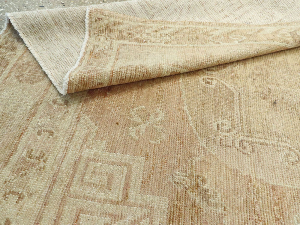 Vintage East Turkestan Khotan Rug, No.16438 - Staging