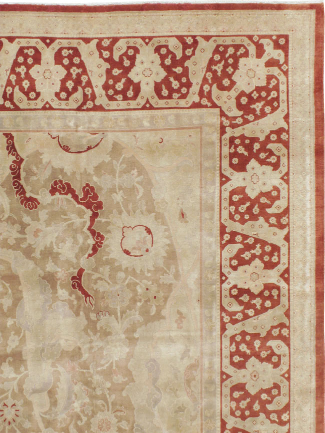 Antique Persian Tabriz Carpet, No.16452 - Staging