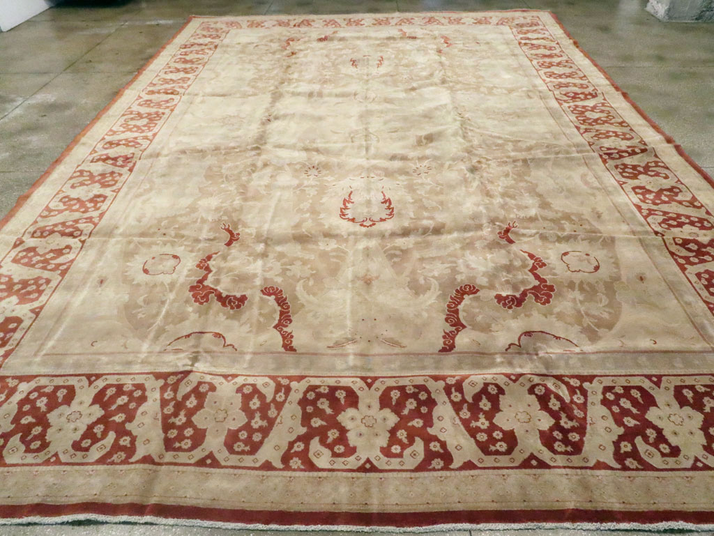Antique Persian Tabriz Carpet, No.16452 - Staging