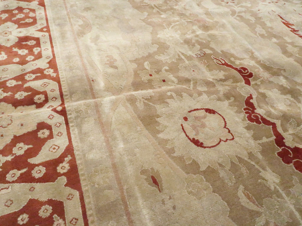 Antique Persian Tabriz Carpet, No.16452 - Staging