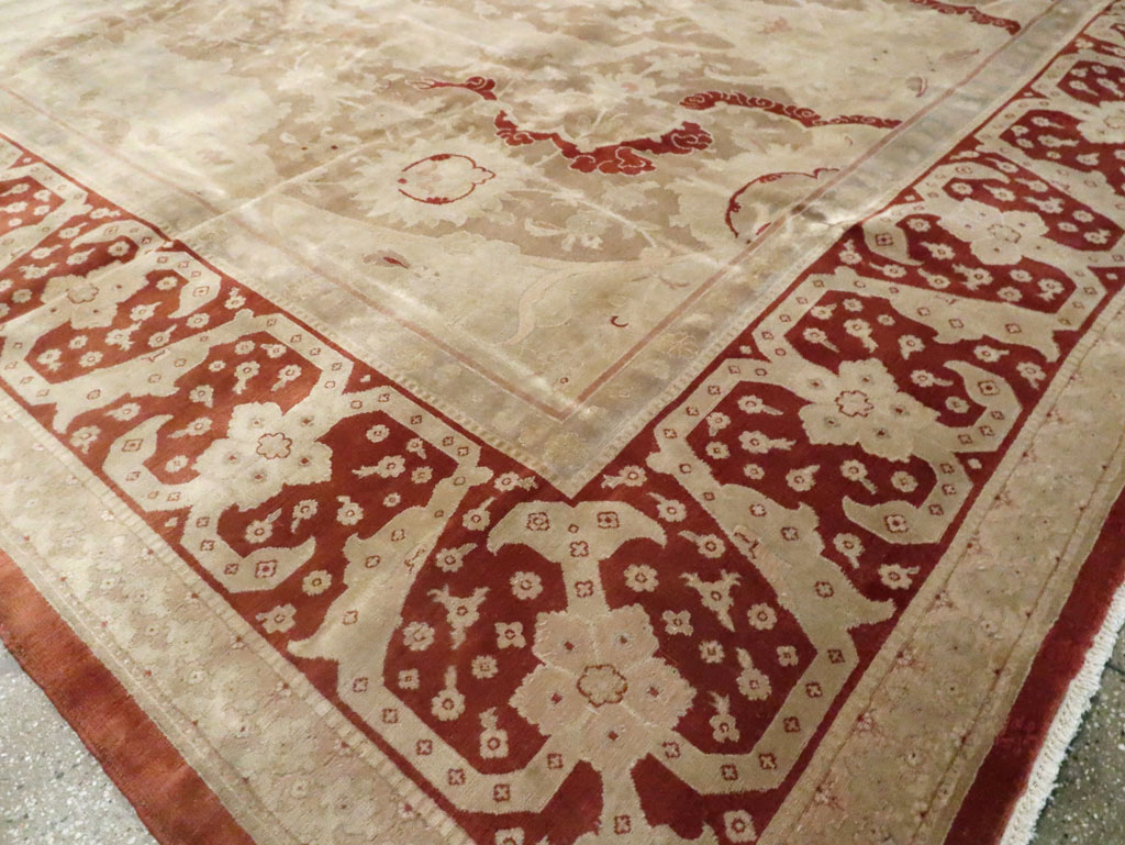 Antique Persian Tabriz Carpet, No.16452 - Staging