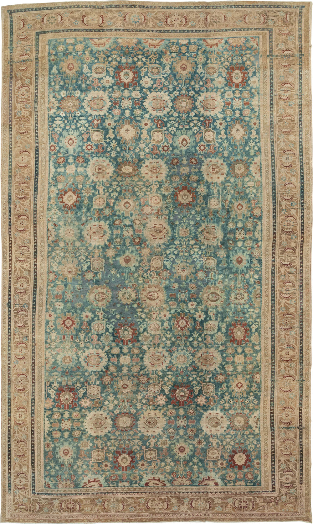 Antique Persian Malayer Carpet, No.16459 - Staging