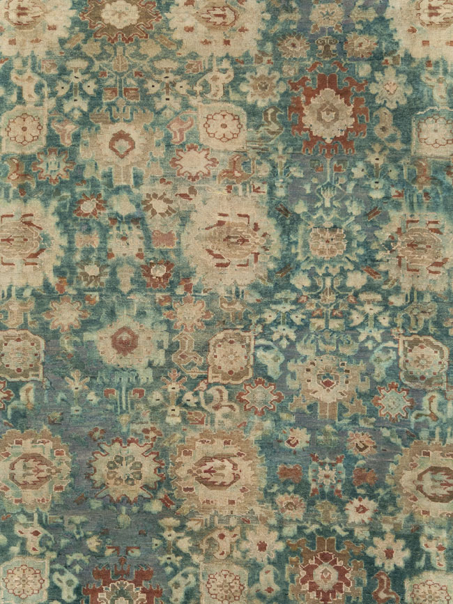 Antique Persian Malayer Carpet, No.16459 - Staging