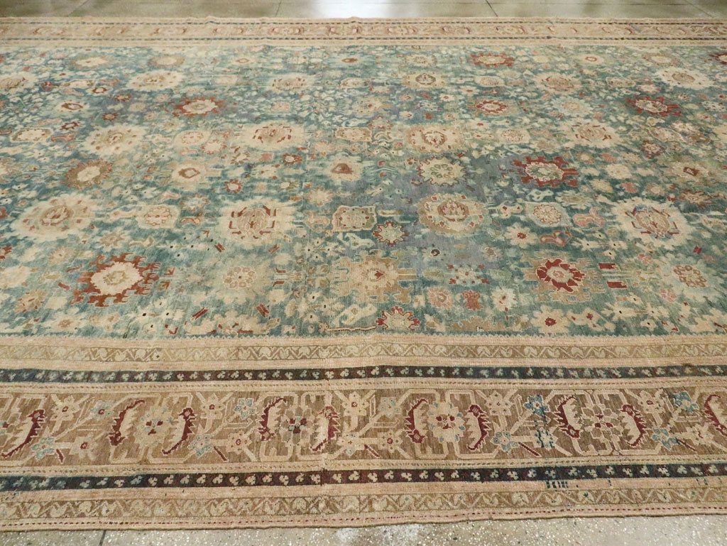 Antique Persian Malayer Carpet, No.16459 - Staging