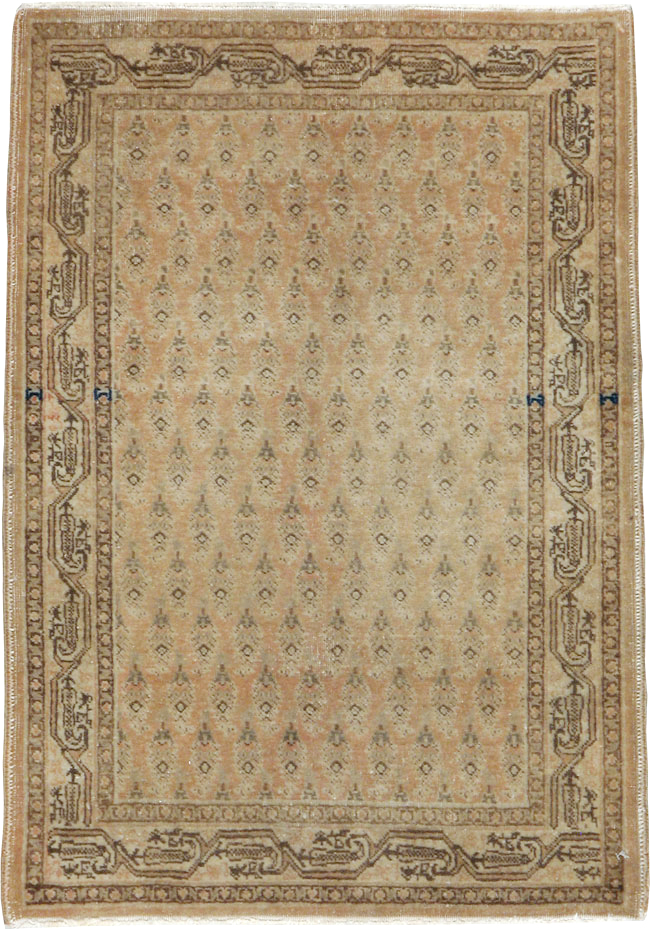 Antique Persian Tabriz Rug, No.16463 - Staging