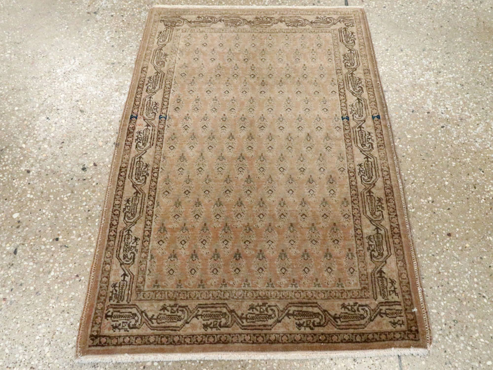 Antique Persian Tabriz Rug, No.16463 - Staging