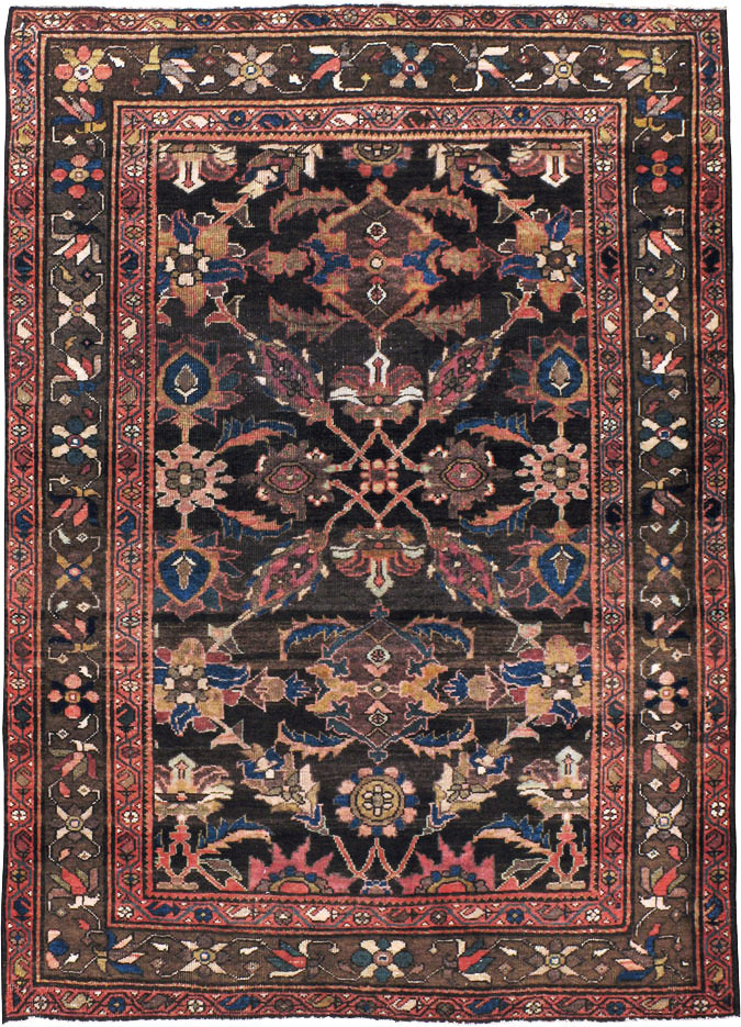 Antique Persian Bidjar Rug (Pair: 1 of 2), No.16465 - Staging
