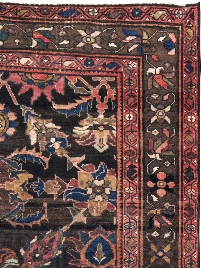 Antique Persian Bidjar Rug (Pair: 1 of 2), No.16465 - Staging