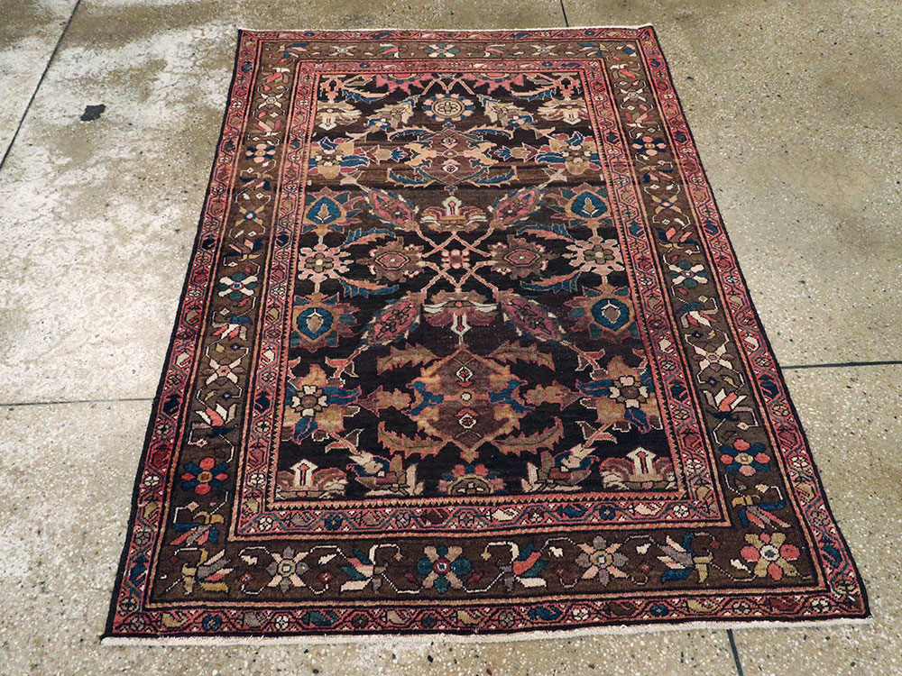Antique Persian Bidjar Rug (Pair: 1 of 2), No.16465 - Staging