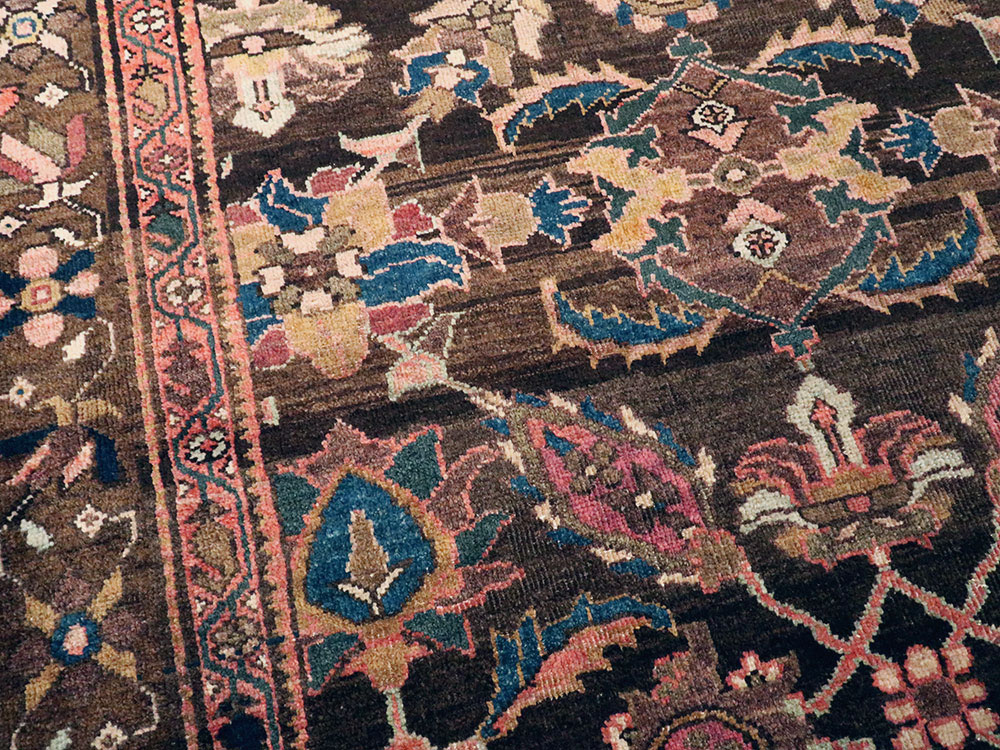 Antique Persian Bidjar Rug (Pair: 1 of 2), No.16465 - Staging