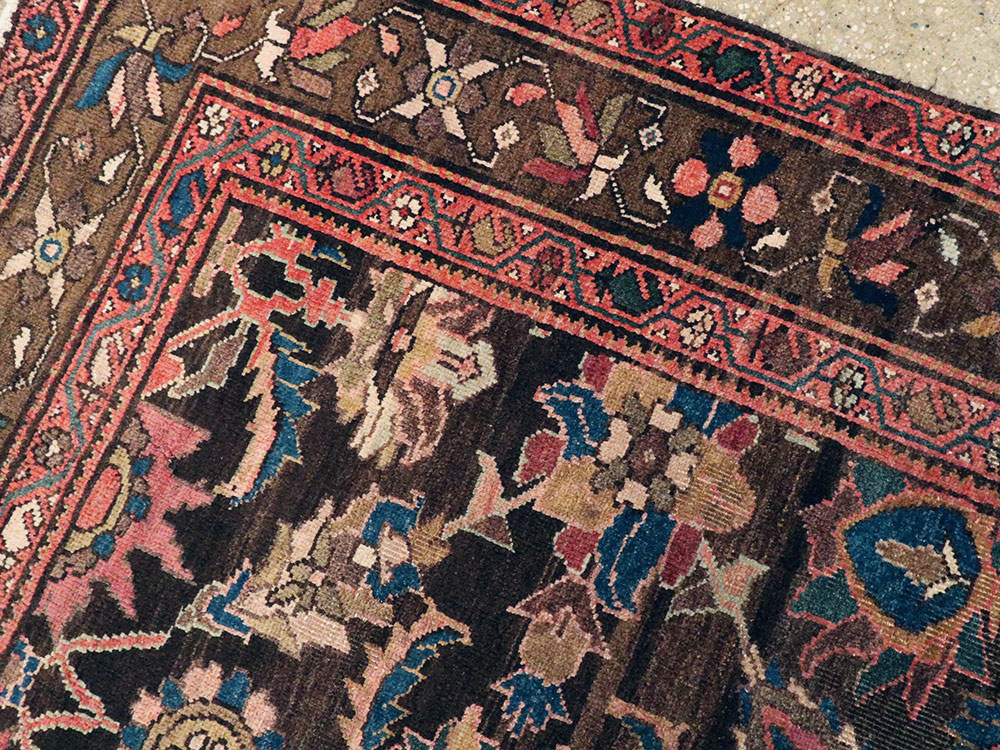 Antique Persian Bidjar Rug (Pair: 1 of 2), No.16465 - Staging