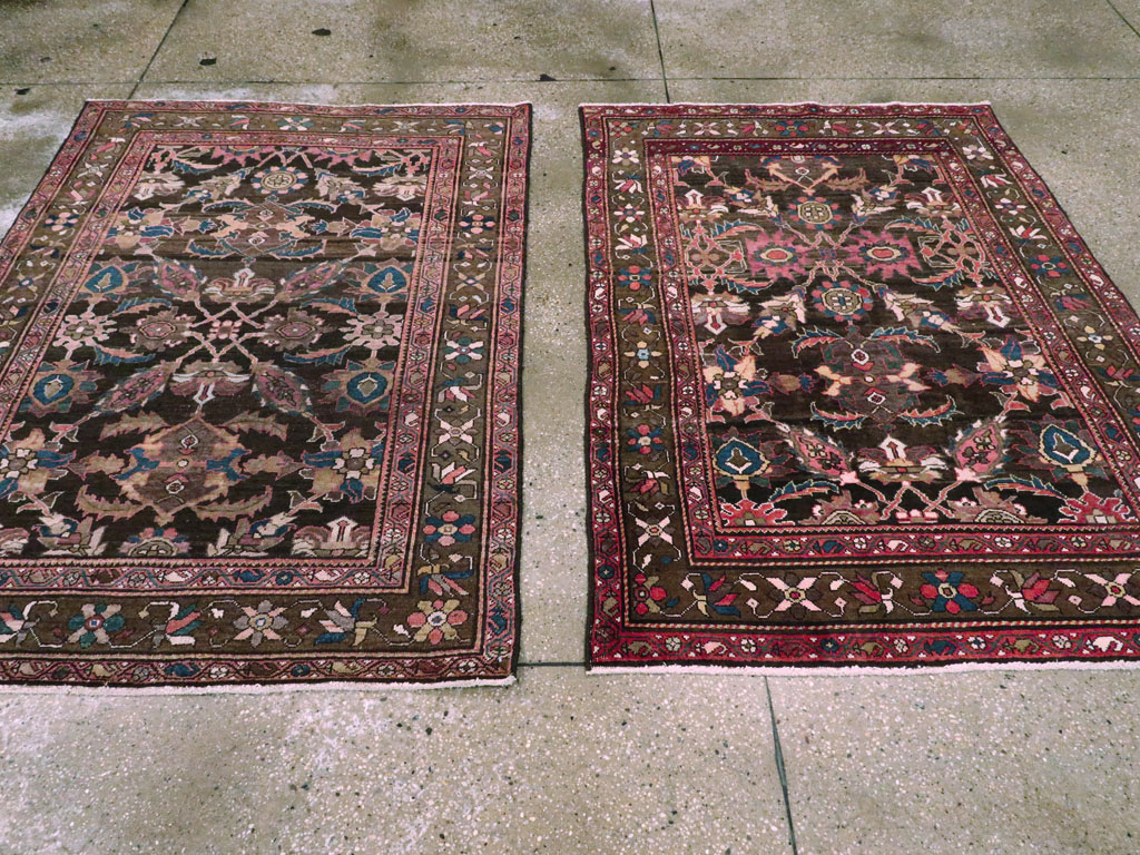 Antique Persian Bidjar Rug (Pair: 1 of 2), No.16465 - Staging