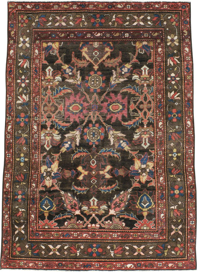 Antique Persian Bidjar Rug (Pair: 2 of 2), No.16466 - Staging