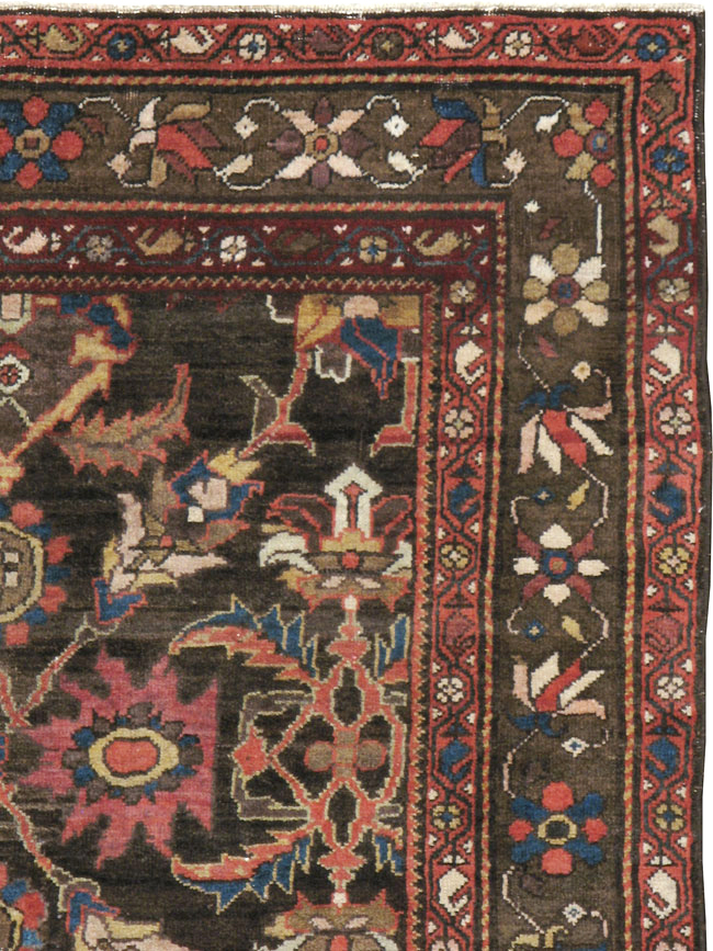 Antique Persian Bidjar Rug (Pair: 2 of 2), No.16466 - Staging
