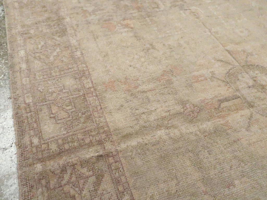 Antique East Turkestan Khotan Rug, No.16475 - Staging