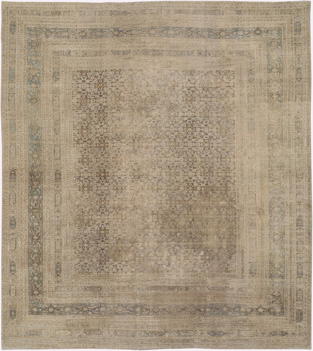 Antique Persian Khorassan Carpet, No.16496 - Staging