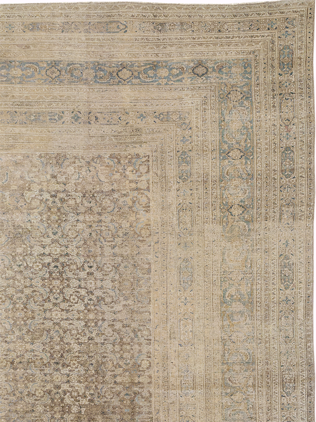 Antique Persian Khorassan Carpet, No.16496 - Staging