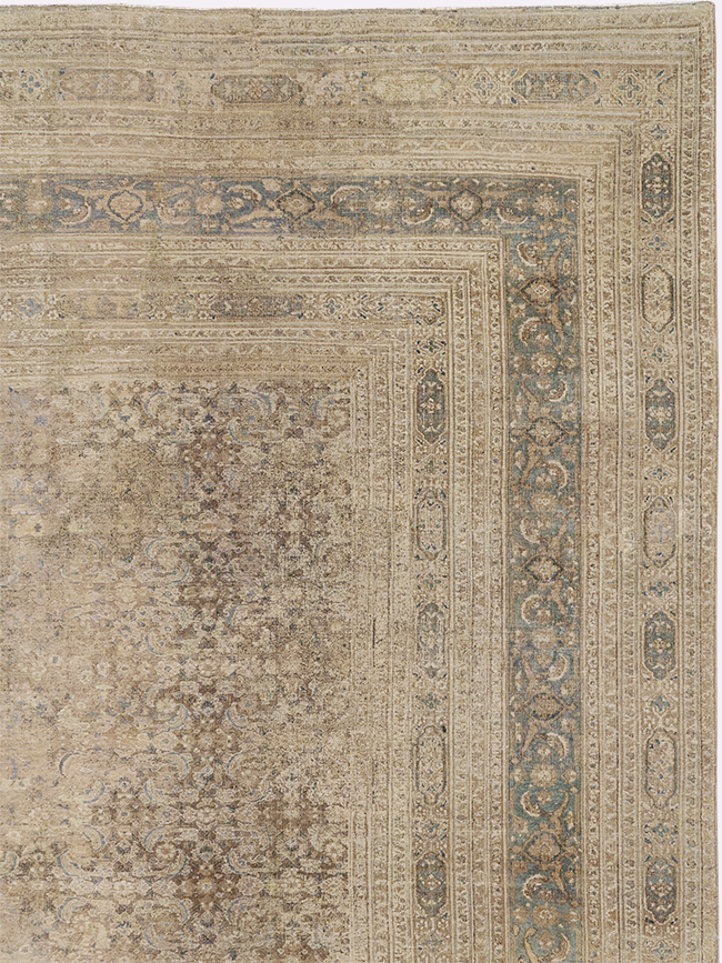 Antique Persian Khorassan Carpet, No.16496 - Staging