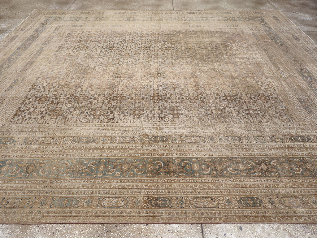 Antique Persian Khorassan Carpet, No.16496 - Staging