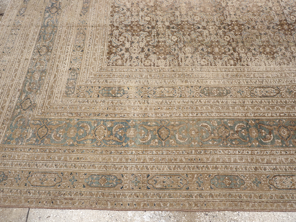 Antique Persian Khorassan Carpet, No.16496 - Staging
