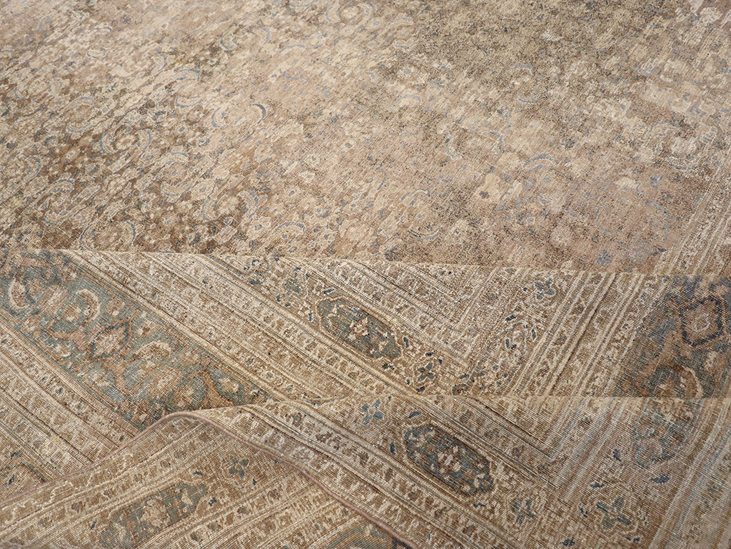 Antique Persian Khorassan Carpet, No.16496 - Staging