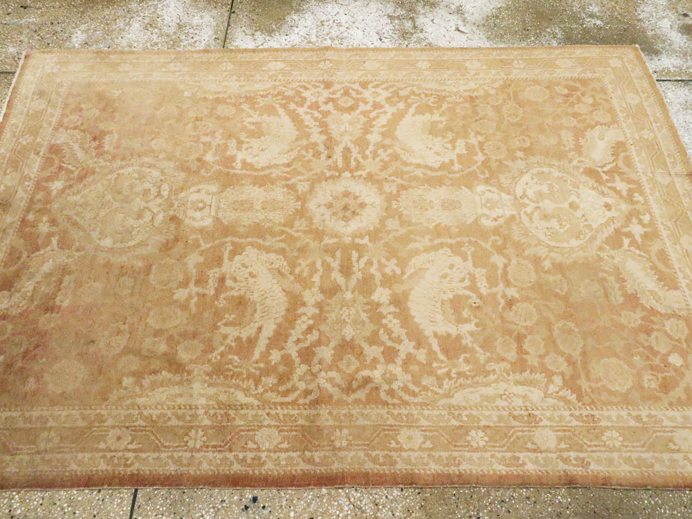 Antique Indian Agra Rug, No.16502 - Staging