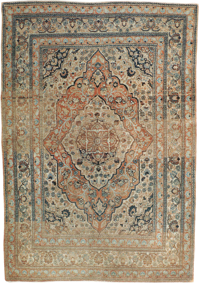 Antique Persian Tabriz Hagi Jalili, No.16517 - Staging